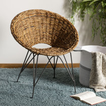 Papasan Rattan Wicker Accent Chairs You ll Love Wayfair